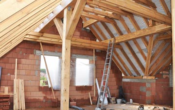 Row Brow attic trusses